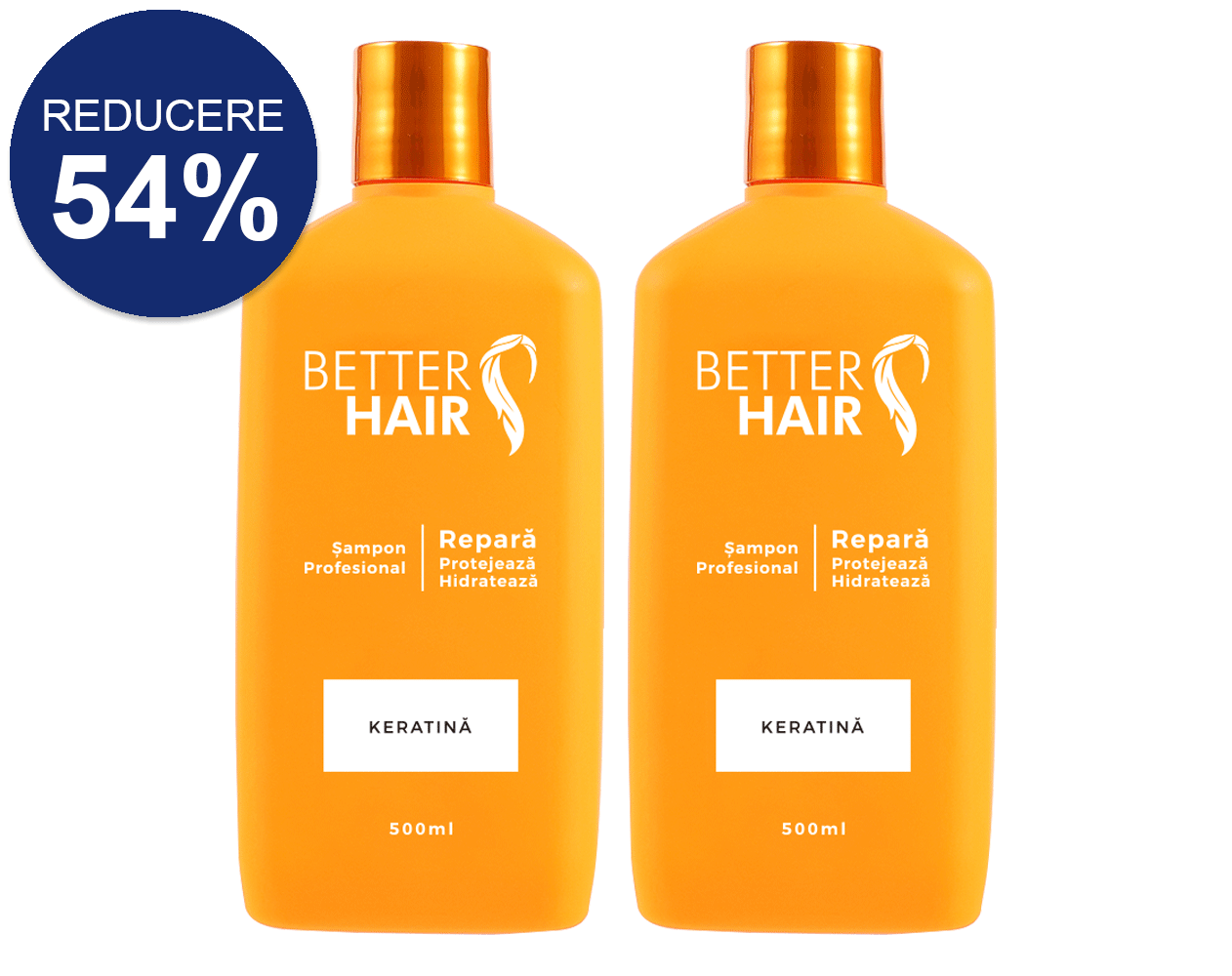 Ofertă Șampon Profesional BetterHair - 2 Bucăți